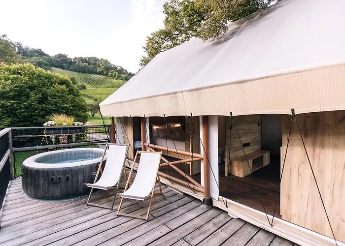 Luksusowy namiot Luxury Vineyard Chateau Ramsak