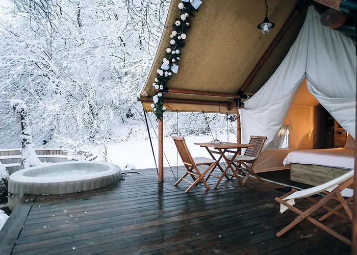 Luxury Vineyard Chateau Ramsak Luksusowy namiot